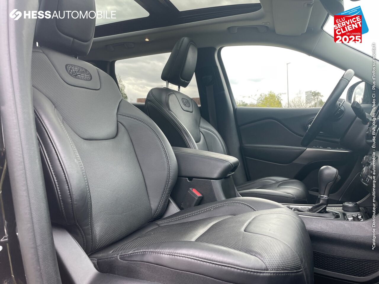 Véhicule d'occasion JEEP CHEROKEE 2.2 MULTIJET 195CH S/S OVERLAND ACTIVE DRIVE I BVA9 TOUVRAN PANO CAMERA GPS CUIR chez Fiat Besançon