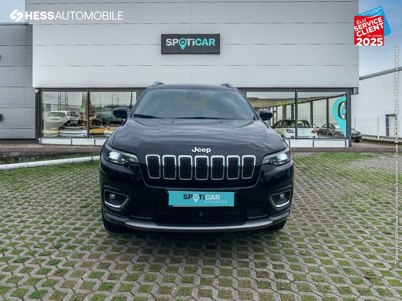 Véhicule d'occasion JEEP CHEROKEE 2.2 MULTIJET 195CH S/S OVERLAND ACTIVE DRIVE I BVA9 TOUVRAN PANO CAMERA GPS CUIR chez Fiat Besançon