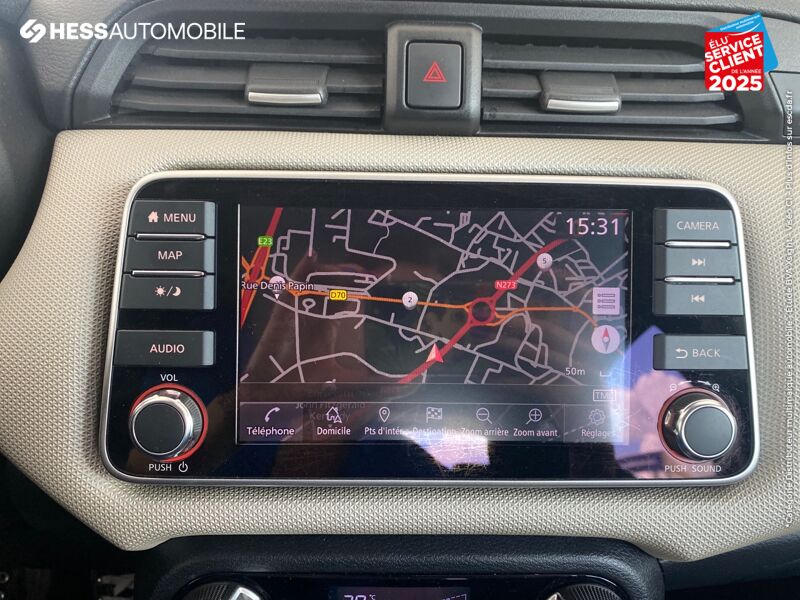 Véhicule d'occasion NISSAN MICRA 1.0 IG-T 100CH TEKNA GPS CAMERA chez Nissan Besançon