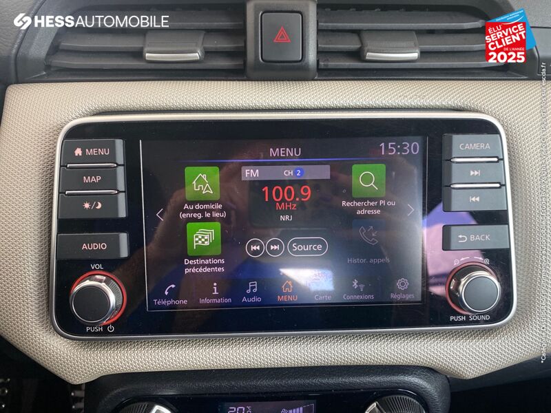 Véhicule d'occasion NISSAN MICRA 1.0 IG-T 100CH TEKNA GPS CAMERA chez Nissan Besançon