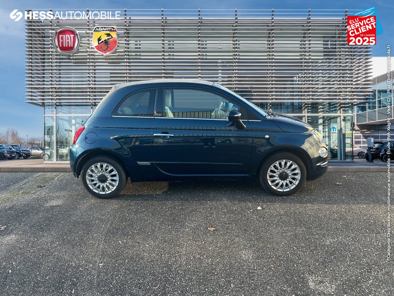 Véhicule d'occasion FIAT 500C 1.2 8V 69CH LOUNGE chez Toyota Sarreguemines