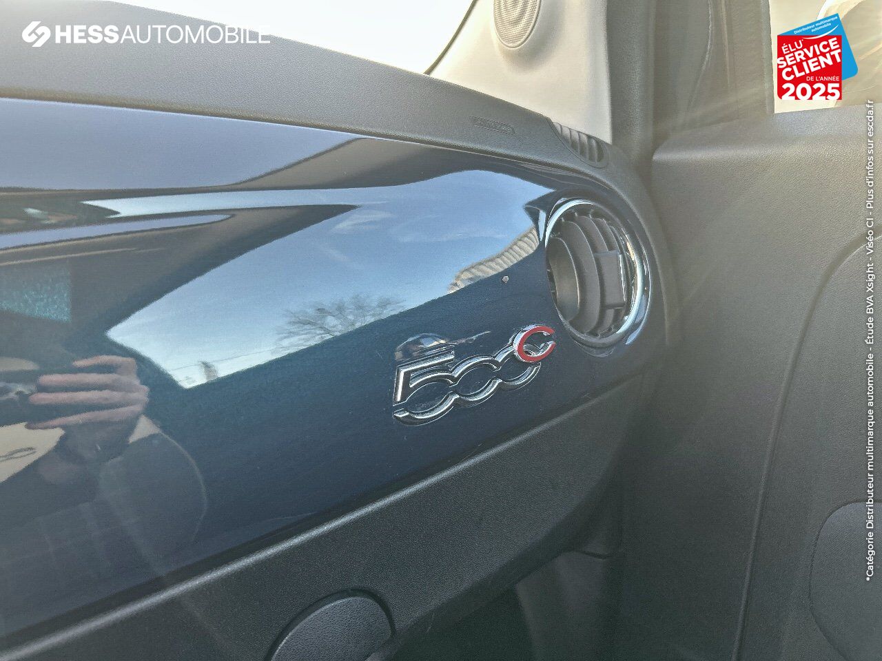 Véhicule d'occasion FIAT 500C 1.2 8V 69CH LOUNGE chez Toyota Sarreguemines