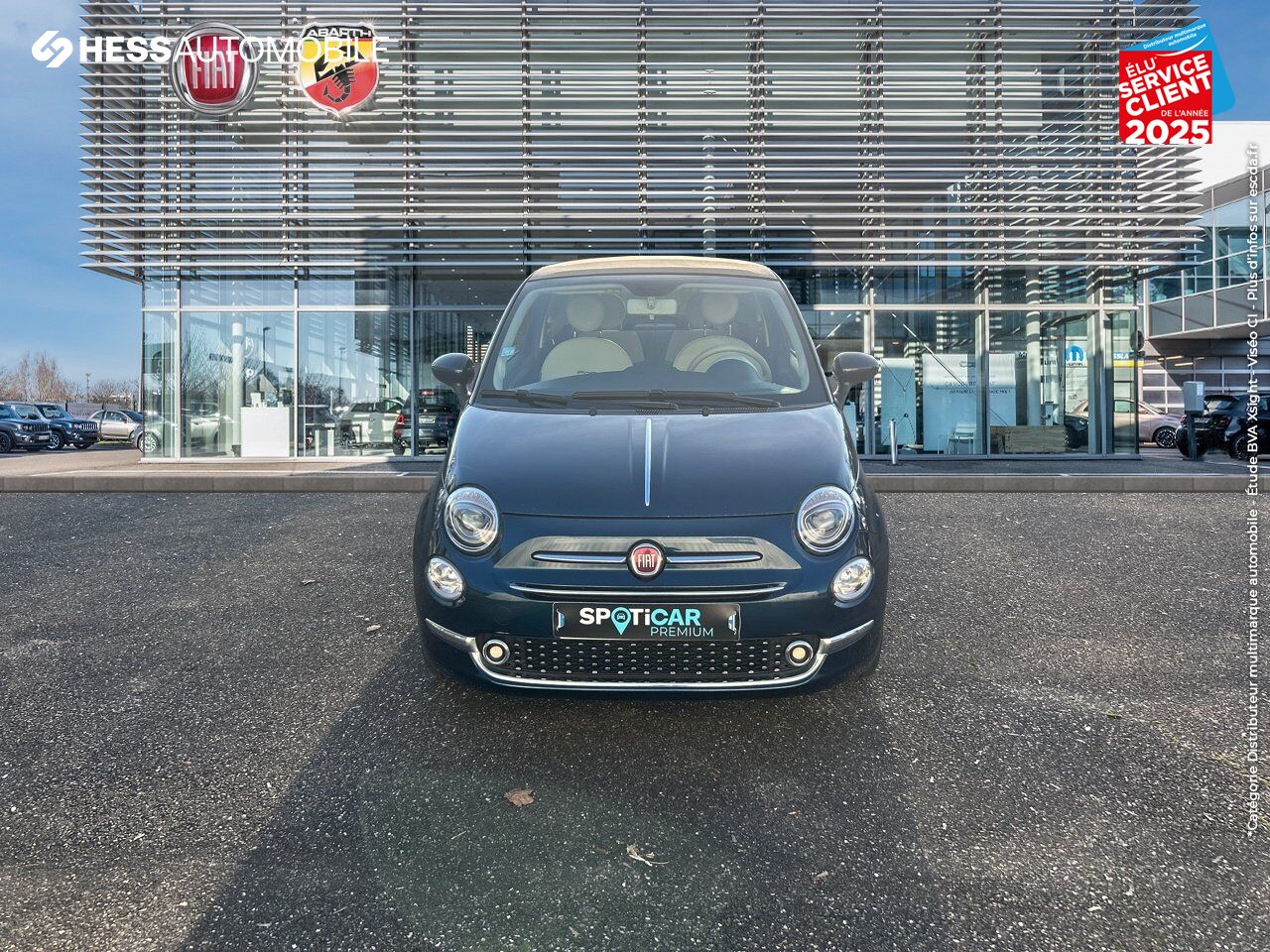 Véhicule d'occasion FIAT 500C 1.2 8V 69CH LOUNGE chez Toyota Sarreguemines