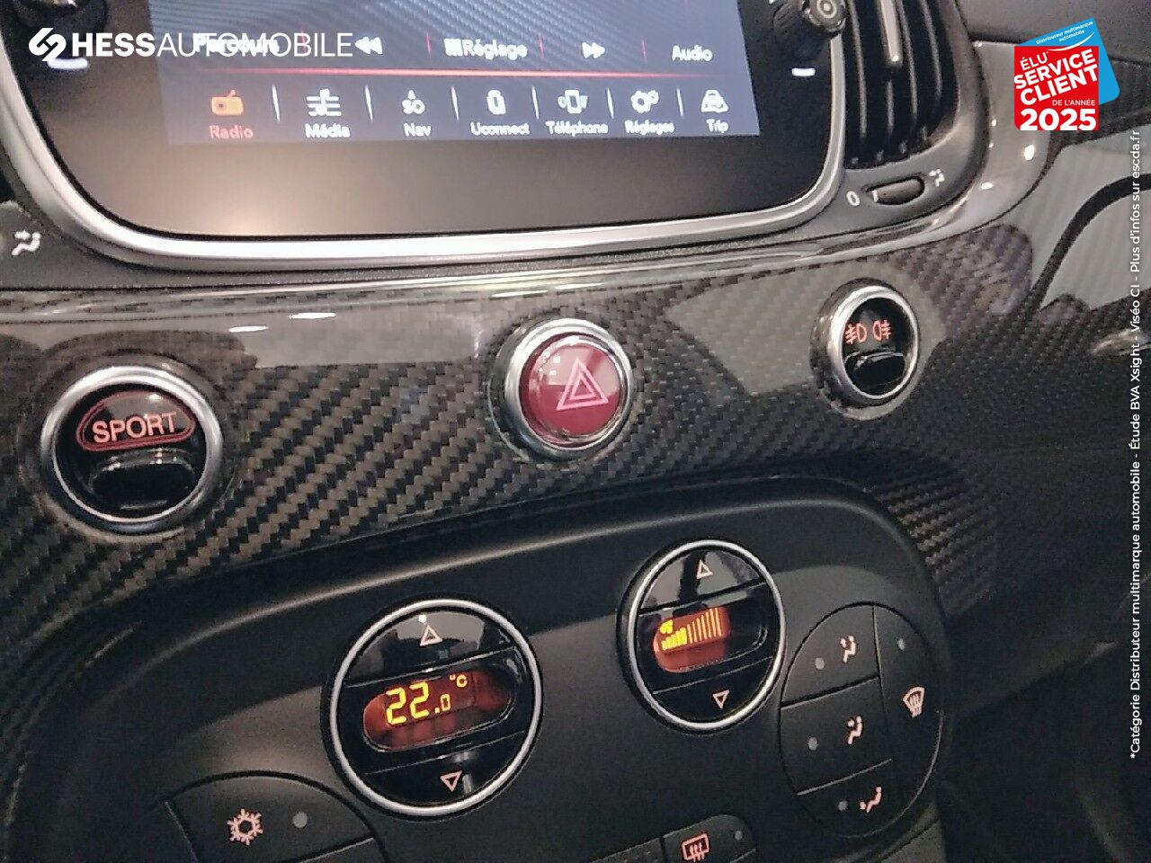 Véhicule d'occasion ABARTH 500C 1.4 TURBO T-JET 180CH 595 ESSEESSE E6D FULL chez HESS Automobile