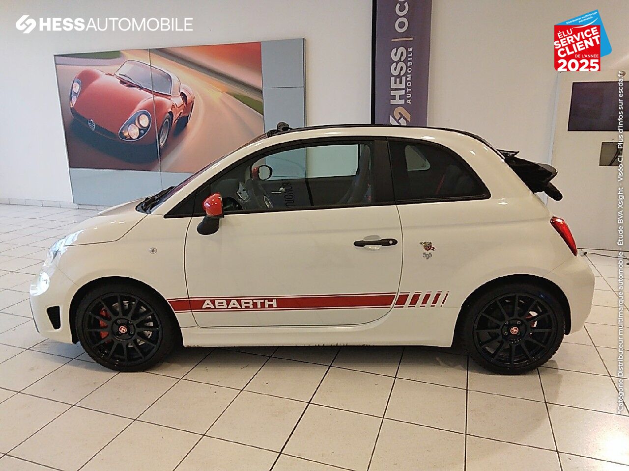 Véhicule d'occasion ABARTH 500C 1.4 TURBO T-JET 180CH 595 ESSEESSE E6D FULL chez HESS Automobile