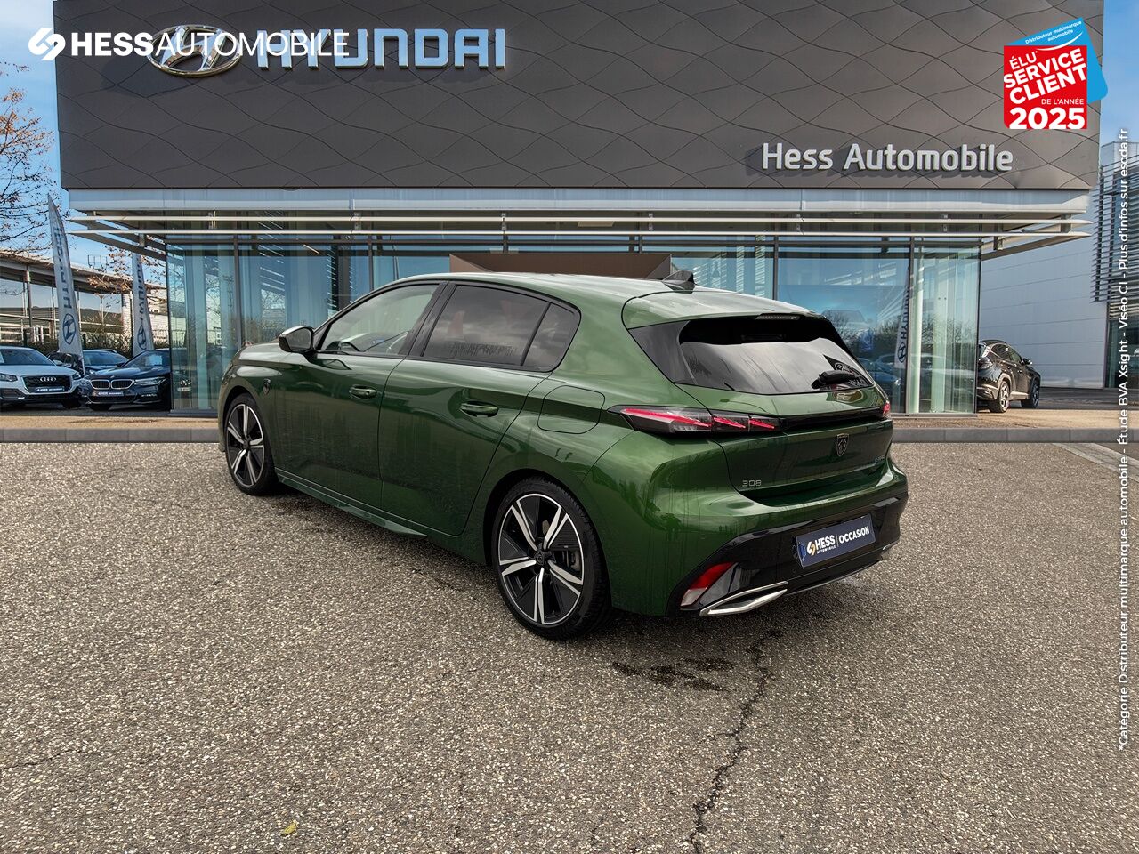Véhicule d'occasion PEUGEOT 308 PLUG-IN HYBRID 225CH GT E-EAT8 SIEGES CHAUF GPS CAMERA CARPLAY chez Renault Saint-Louis