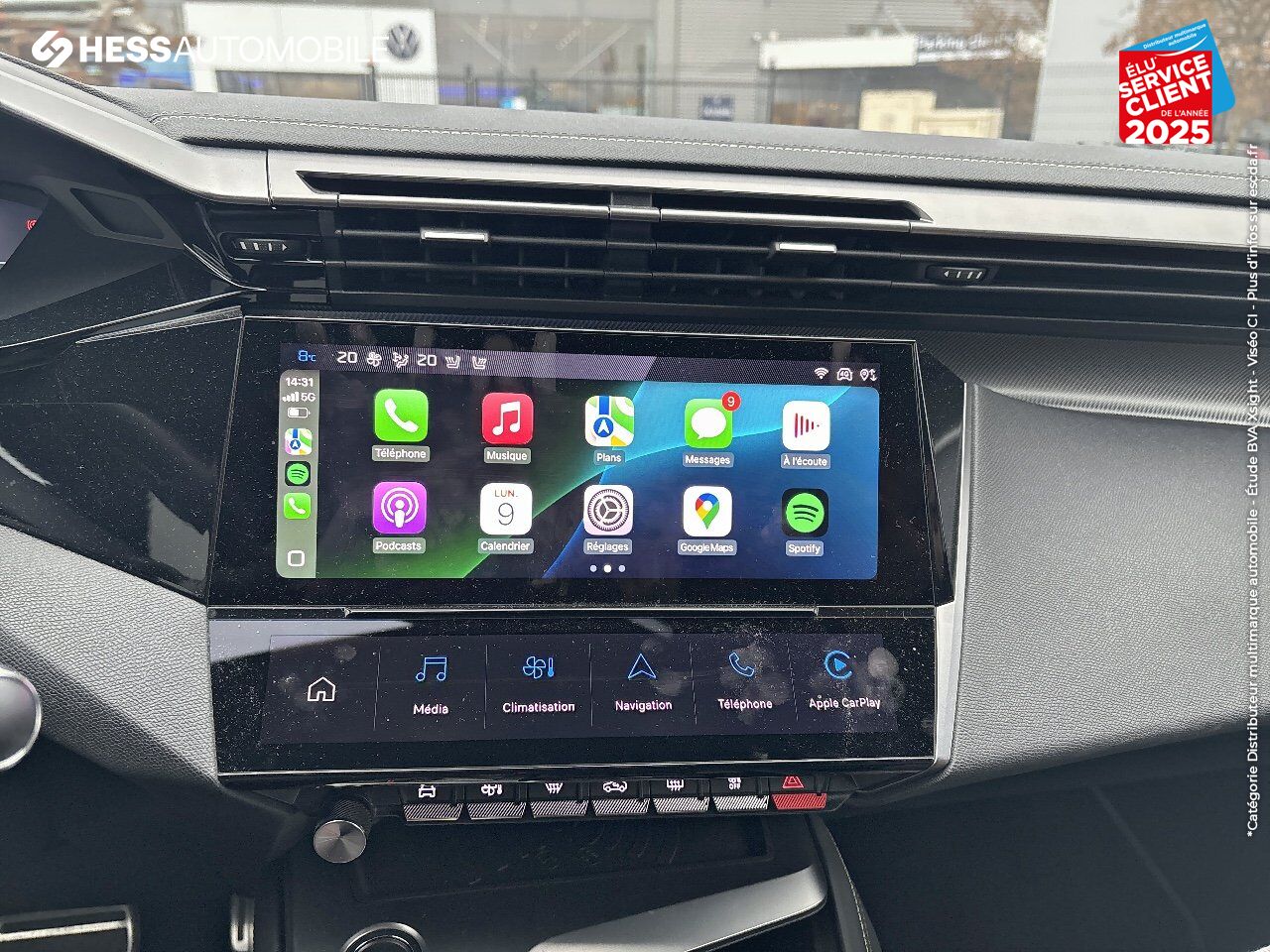 Véhicule d'occasion PEUGEOT 308 PLUG-IN HYBRID 225CH GT E-EAT8 SIEGES CHAUF GPS CAMERA CARPLAY chez Renault Saint-Louis