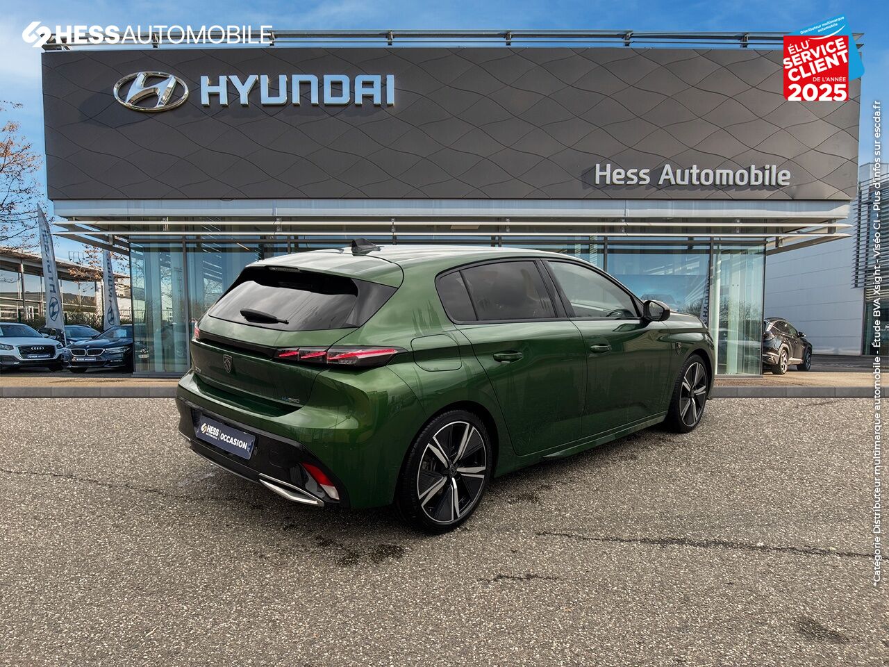 Véhicule d'occasion PEUGEOT 308 PLUG-IN HYBRID 225CH GT E-EAT8 SIEGES CHAUF GPS CAMERA CARPLAY chez Renault Saint-Louis