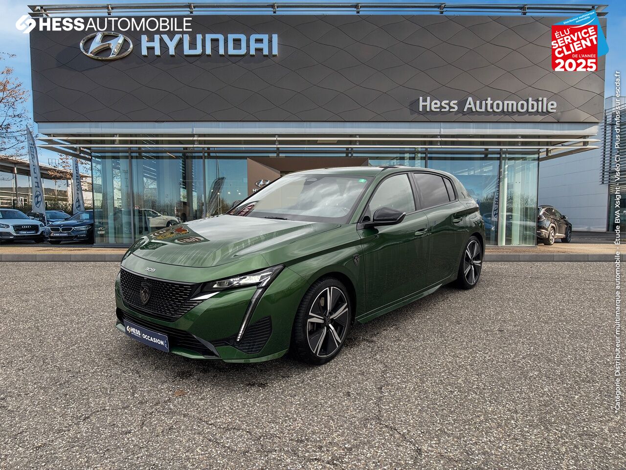 Véhicule d'occasion PEUGEOT 308 PLUG-IN HYBRID 225CH GT E-EAT8 SIEGES CHAUF GPS CAMERA CARPLAY chez Renault Saint-Louis