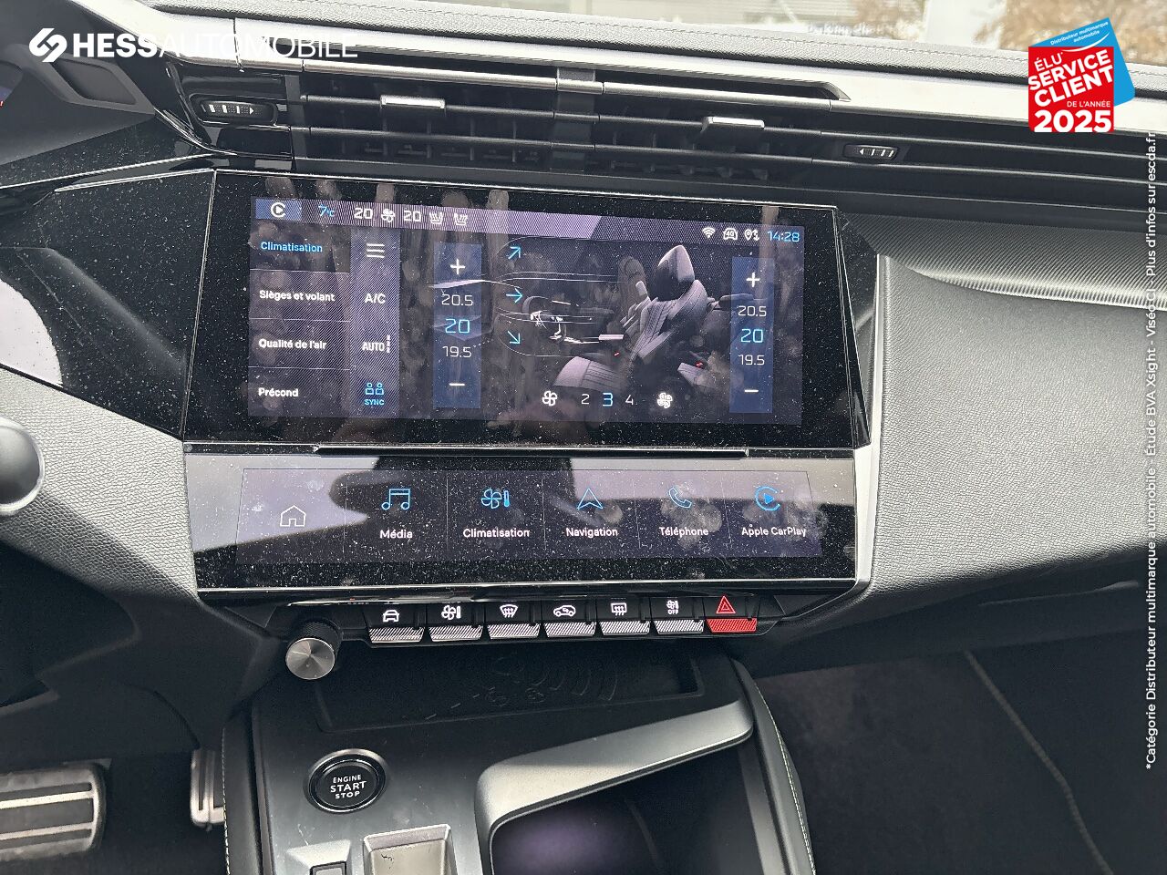 Véhicule d'occasion PEUGEOT 308 PLUG-IN HYBRID 225CH GT E-EAT8 SIEGES CHAUF GPS CAMERA CARPLAY chez Renault Saint-Louis