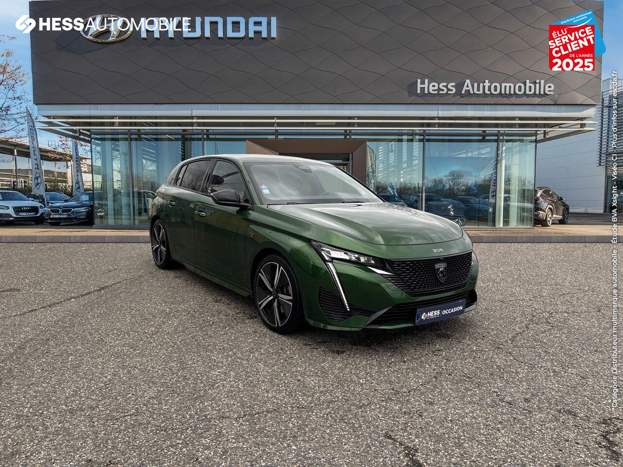 Véhicule d'occasion PEUGEOT 308 PLUG-IN HYBRID 225CH GT E-EAT8 SIEGES CHAUF GPS CAMERA CARPLAY chez Renault Saint-Louis