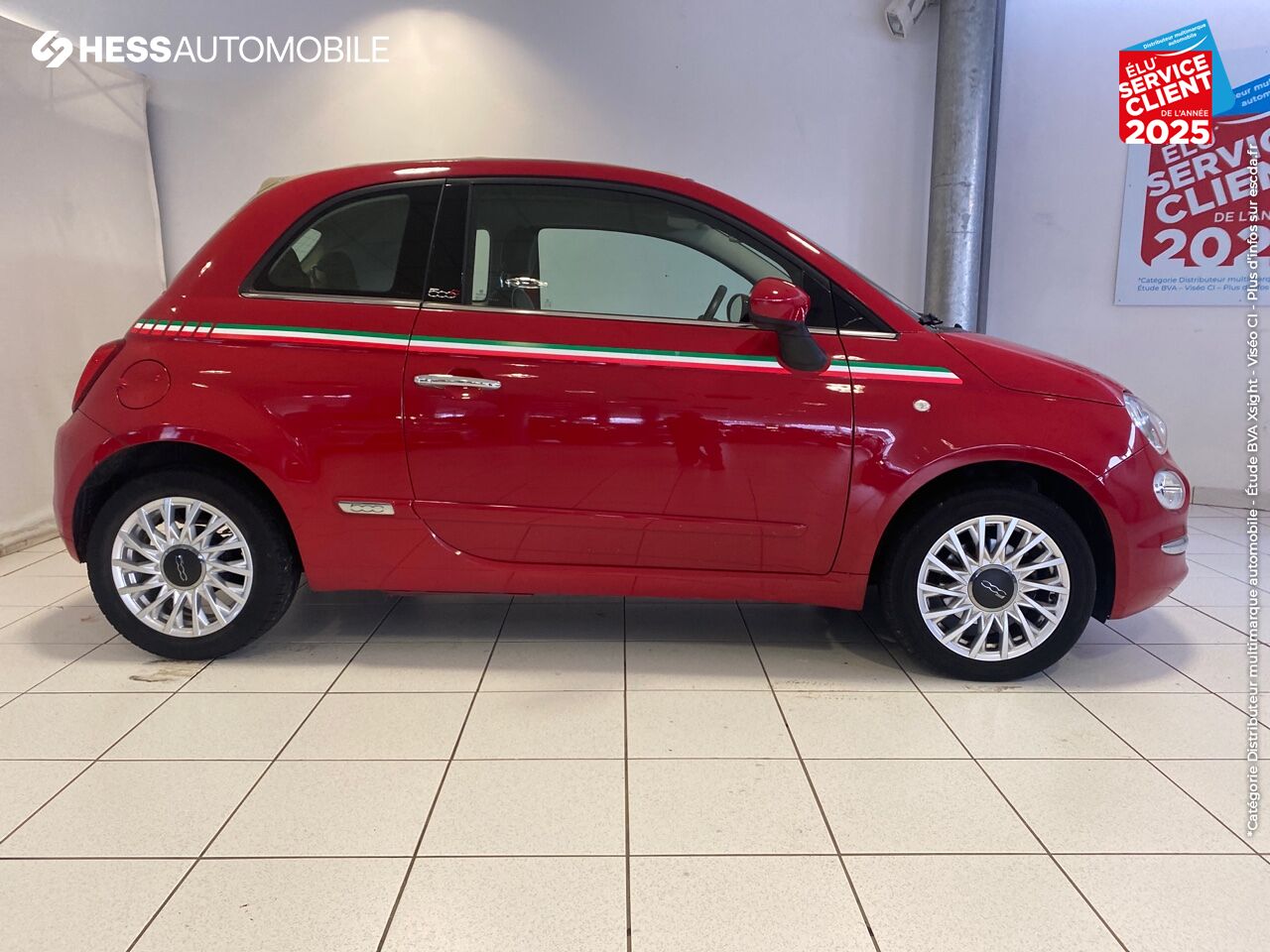 Véhicule d'occasion FIAT 500C 1.2 8V 69CH LOUNGE chez Fiat Besançon