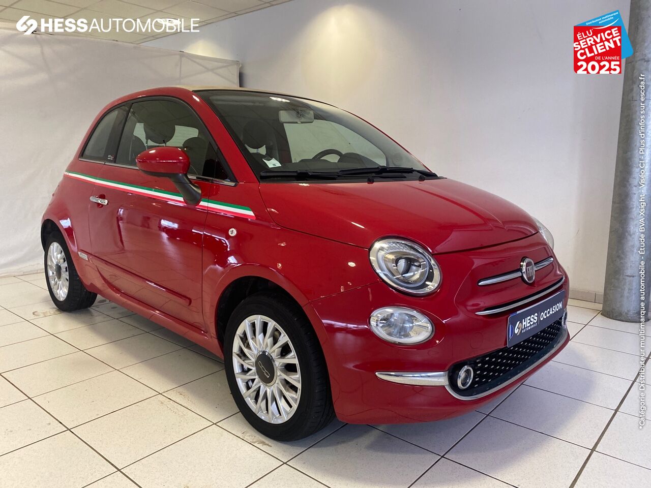 Véhicule d'occasion FIAT 500C 1.2 8V 69CH LOUNGE chez Fiat Besançon