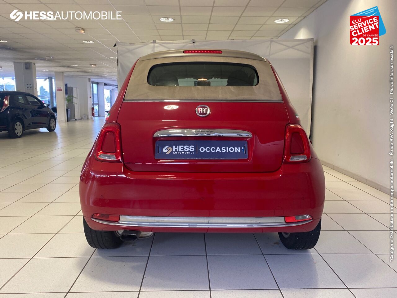Véhicule d'occasion FIAT 500C 1.2 8V 69CH LOUNGE chez Fiat Besançon