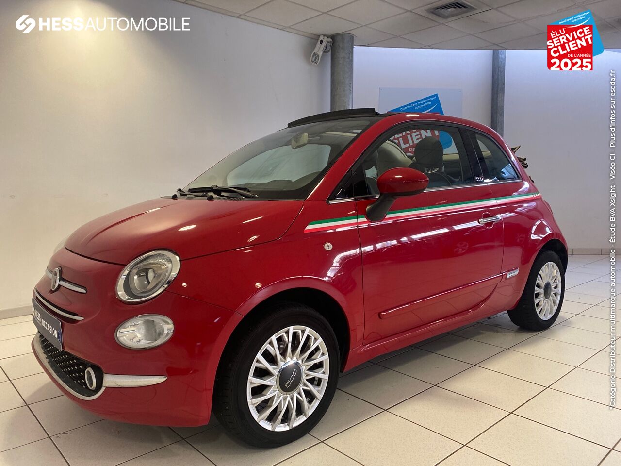 Véhicule d'occasion FIAT 500C 1.2 8V 69CH LOUNGE chez Fiat Besançon
