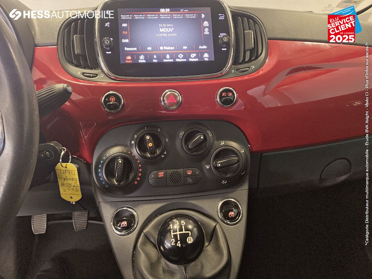 Véhicule d'occasion FIAT 500C 1.2 8V 69CH LOUNGE chez Fiat Besançon