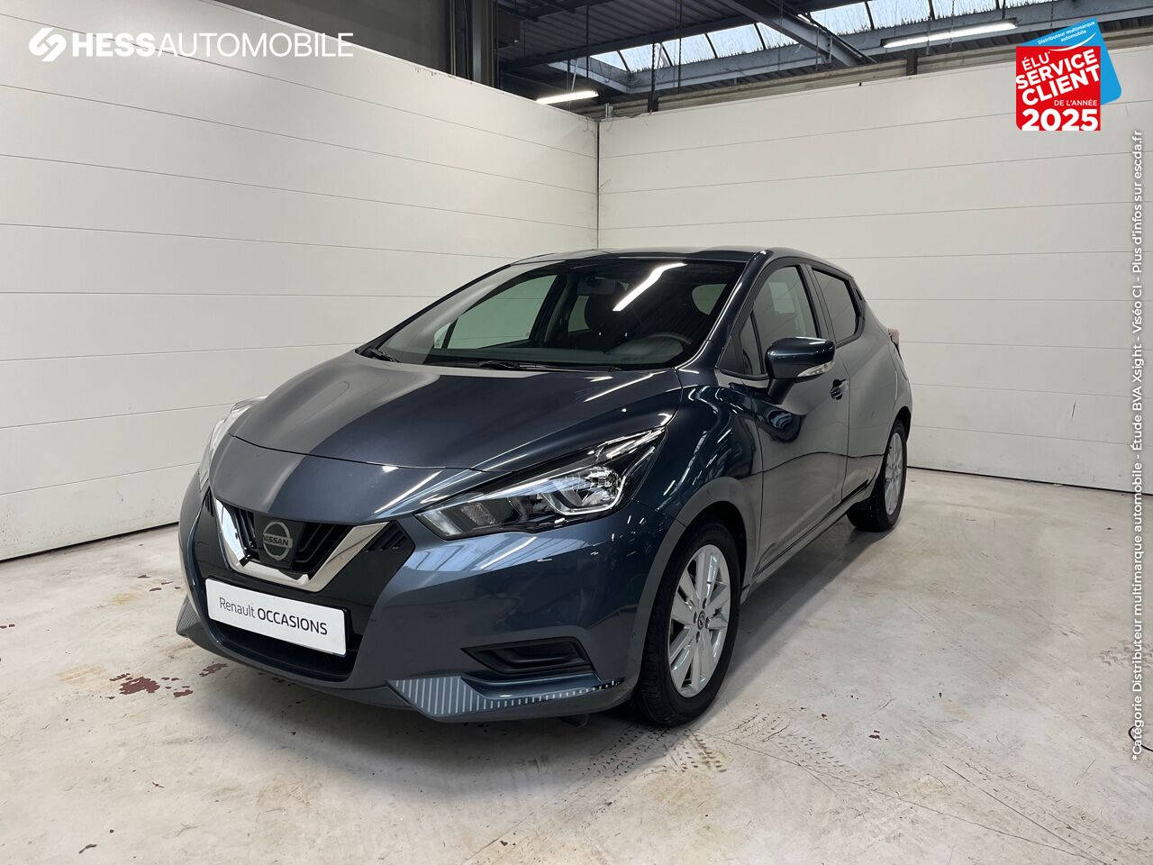 Véhicule d'occasion NISSAN MICRA 1.0 IG-T 100CH MADE IN FRANCE 2019 EURO6-EVAP chez Nissan Saint-Avold