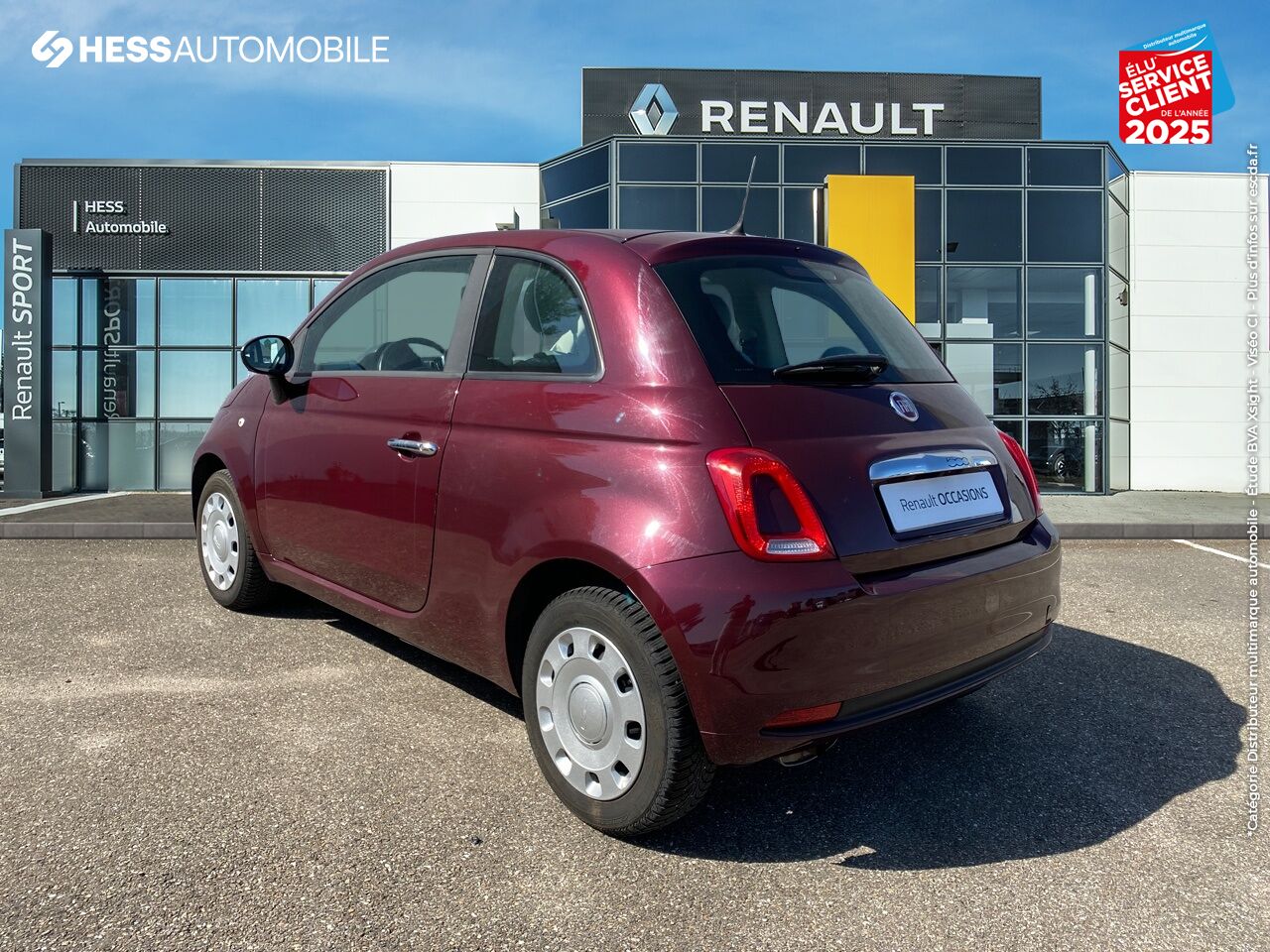 Véhicule d'occasion FIAT 500 1.2 8V 69CH POPSTAR TPANO chez Fiat 500 occasion
