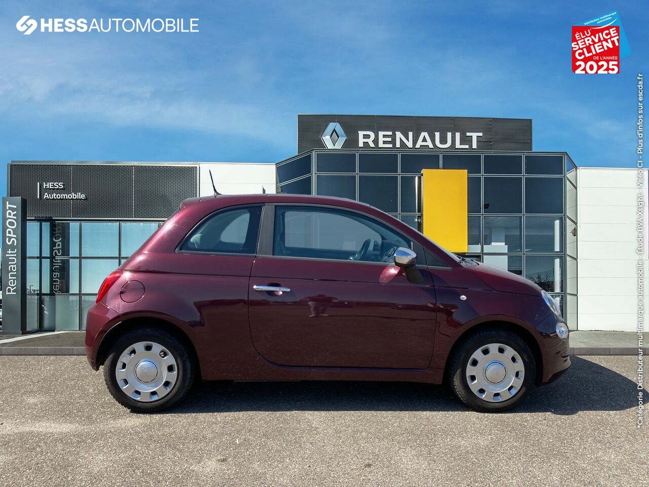 Véhicule d'occasion FIAT 500 1.2 8V 69CH POPSTAR TPANO chez Fiat 500 occasion