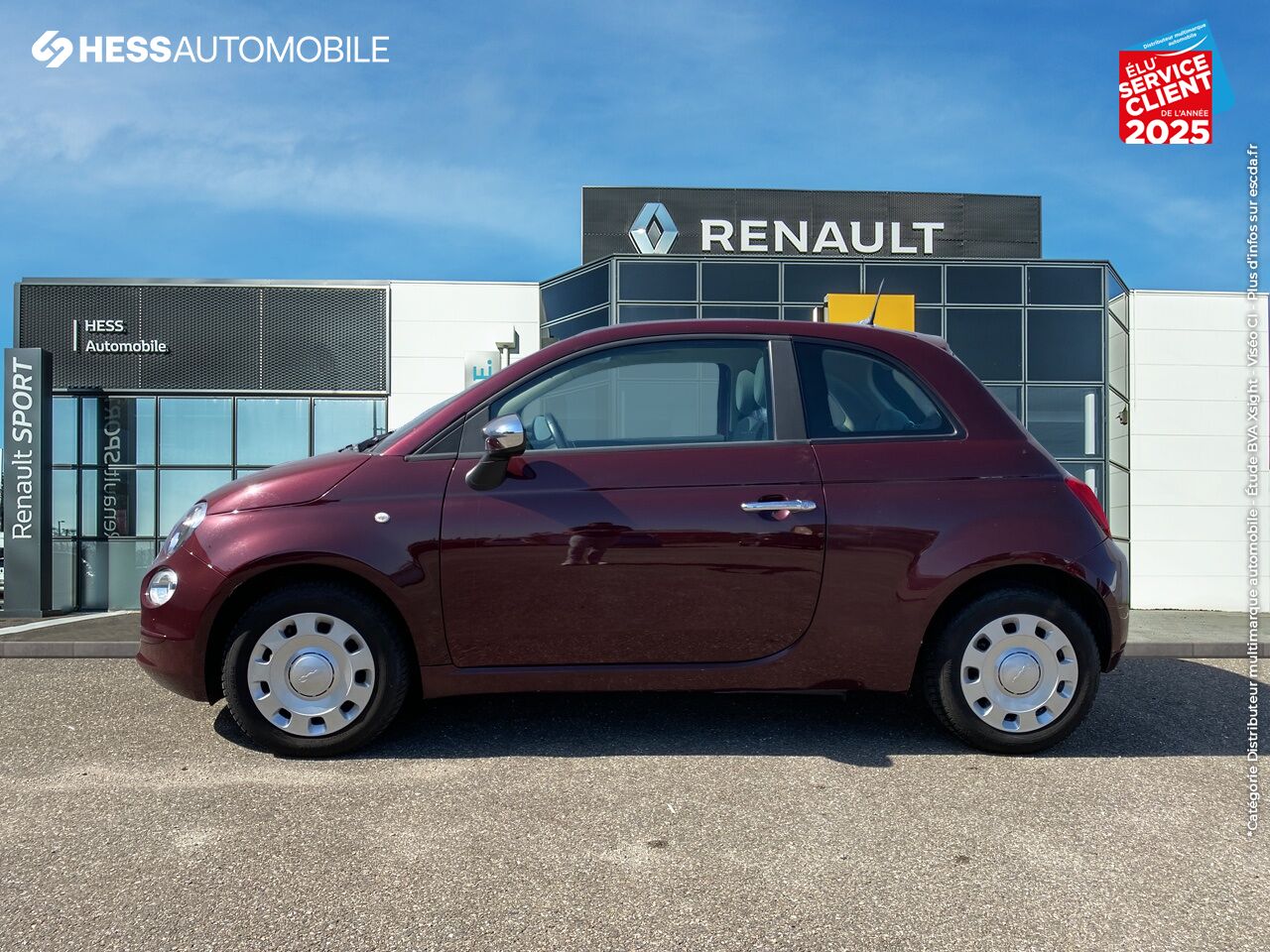 Véhicule d'occasion FIAT 500 1.2 8V 69CH POPSTAR TPANO chez Fiat 500 occasion