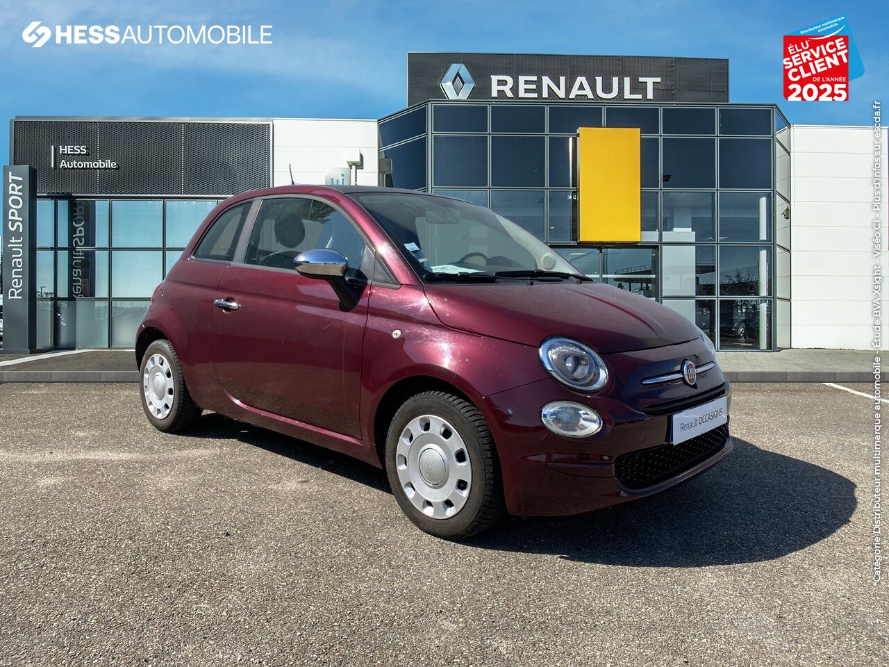 Véhicule d'occasion FIAT 500 1.2 8V 69CH POPSTAR TPANO chez Fiat 500 occasion
