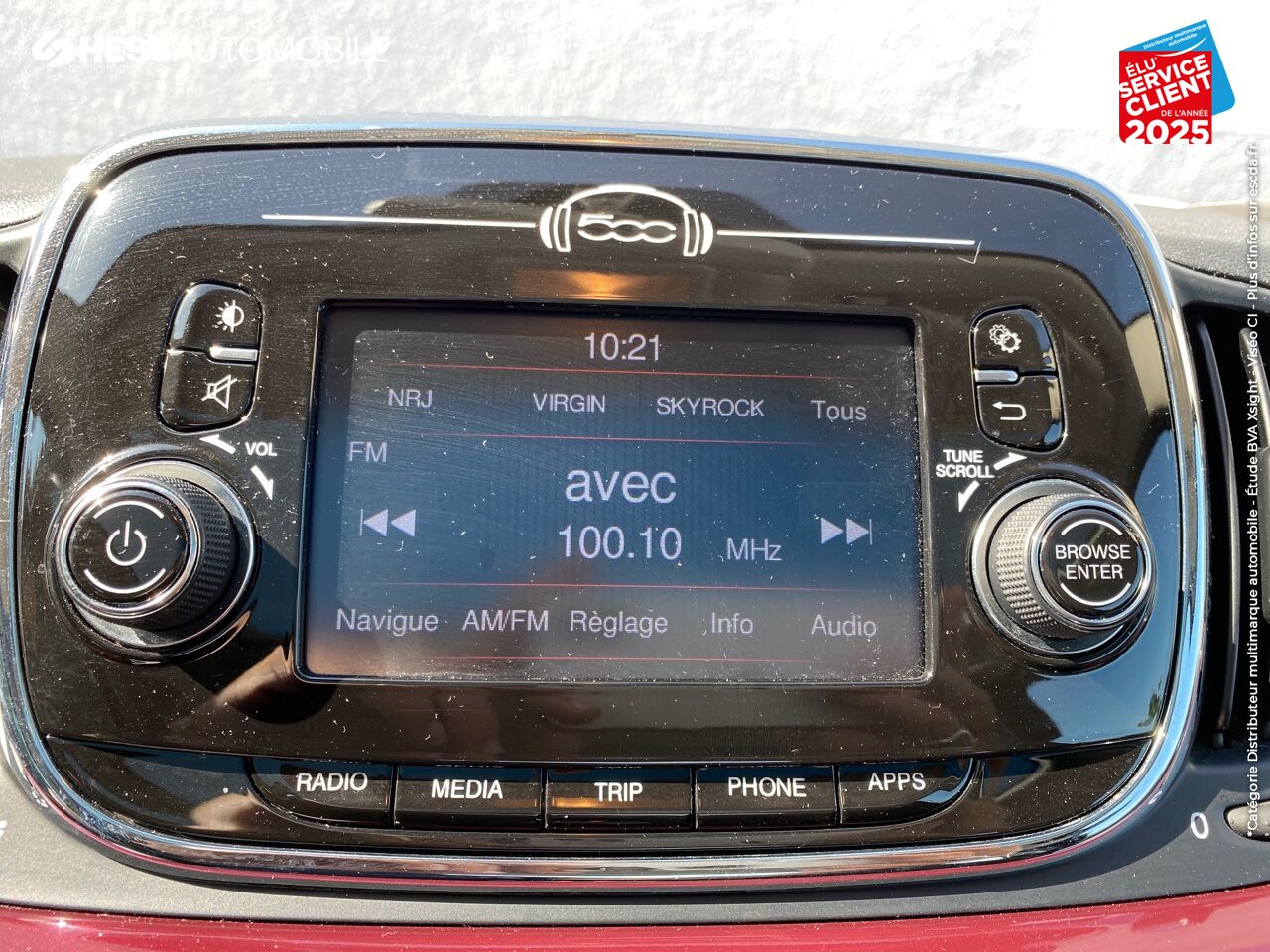 Véhicule d'occasion FIAT 500 1.2 8V 69CH POPSTAR TPANO chez Fiat 500 occasion