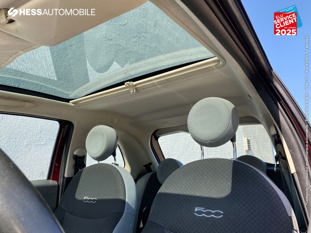Véhicule d'occasion FIAT 500 1.2 8V 69CH POPSTAR TPANO chez Fiat 500 occasion