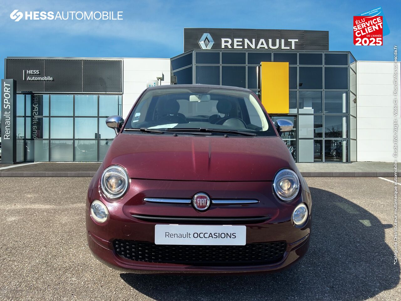 Véhicule d'occasion FIAT 500 1.2 8V 69CH POPSTAR TPANO chez Fiat 500 occasion