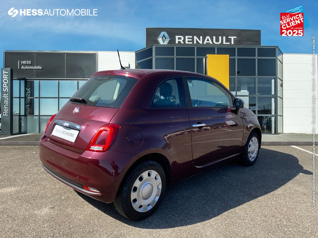 Véhicule d'occasion FIAT 500 1.2 8V 69CH POPSTAR TPANO chez Fiat 500 occasion