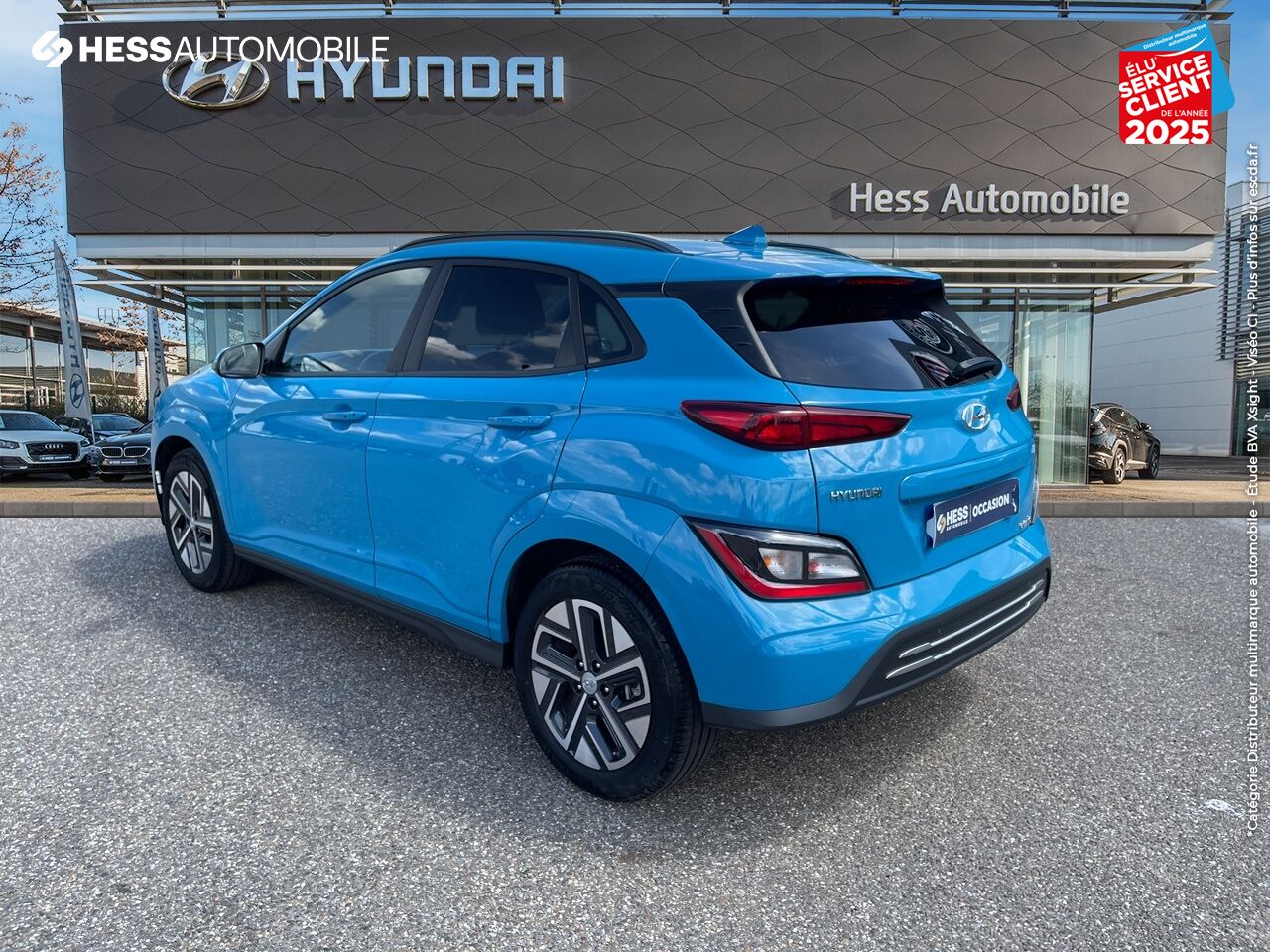 Véhicule d'occasion HYUNDAI KONA ELECTRIC 64KWH - 204CH INTUITIVE chez HESS Automobile