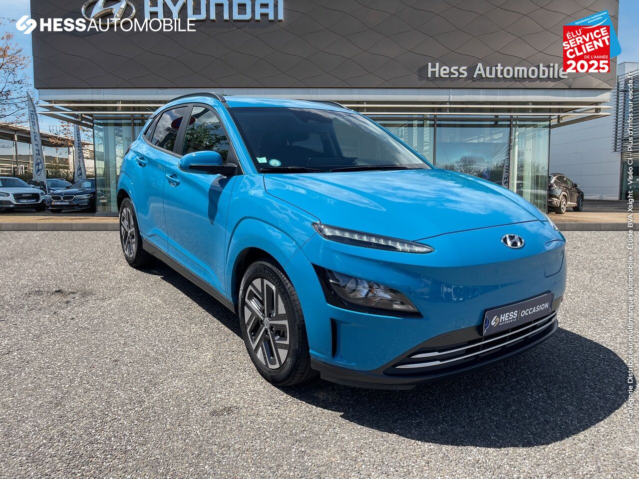 Véhicule d'occasion HYUNDAI KONA ELECTRIC 64KWH - 204CH INTUITIVE chez HESS Automobile