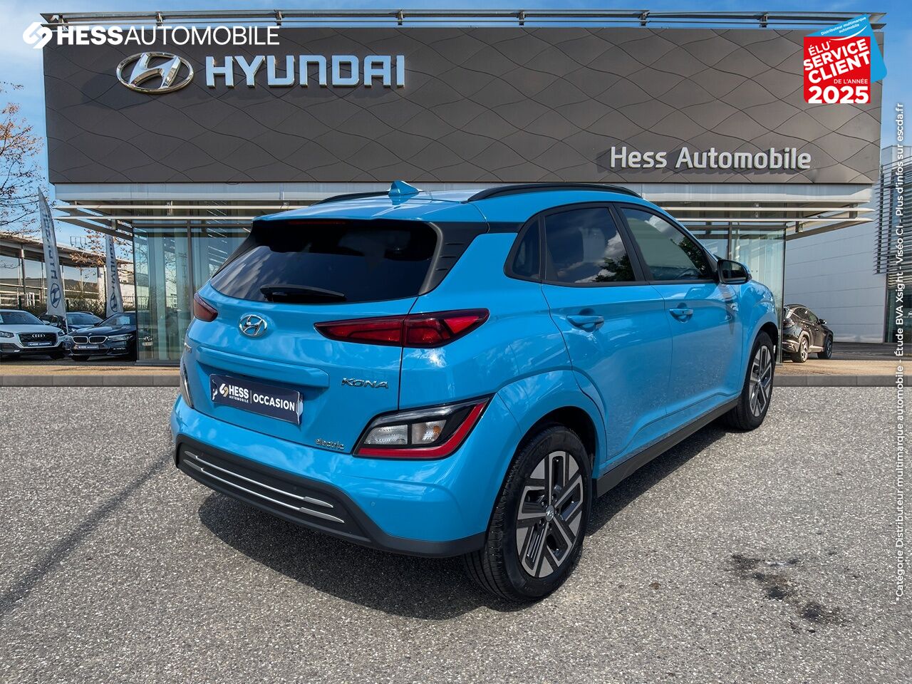 Véhicule d'occasion HYUNDAI KONA ELECTRIC 64KWH - 204CH INTUITIVE chez HESS Automobile