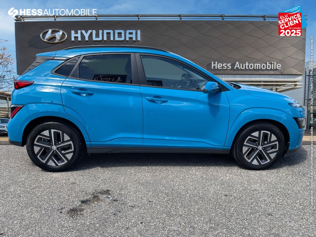 Véhicule d'occasion HYUNDAI KONA ELECTRIC 64KWH - 204CH INTUITIVE chez HESS Automobile