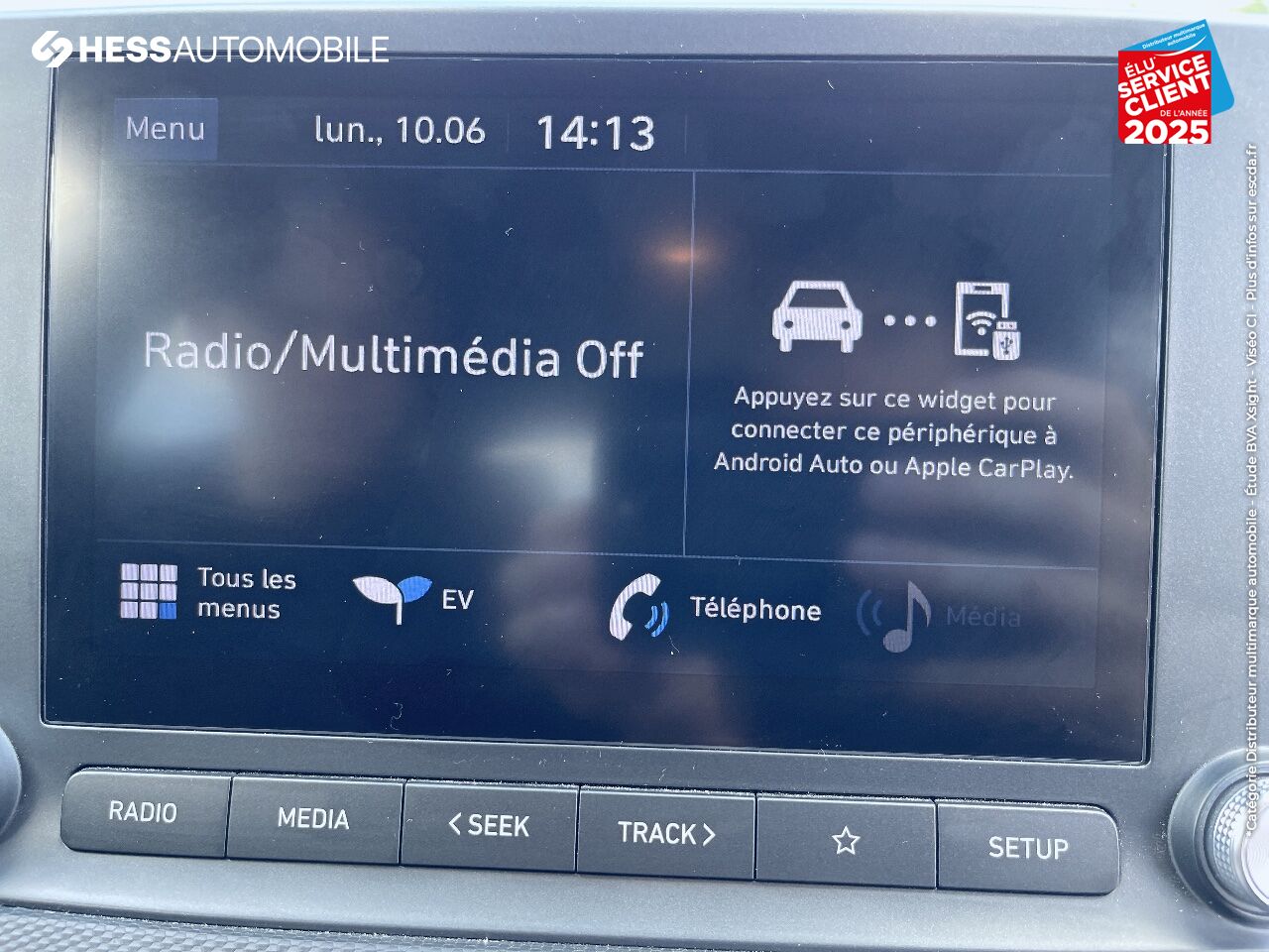 Véhicule d'occasion HYUNDAI KONA ELECTRIC 64KWH - 204CH INTUITIVE chez HESS Automobile