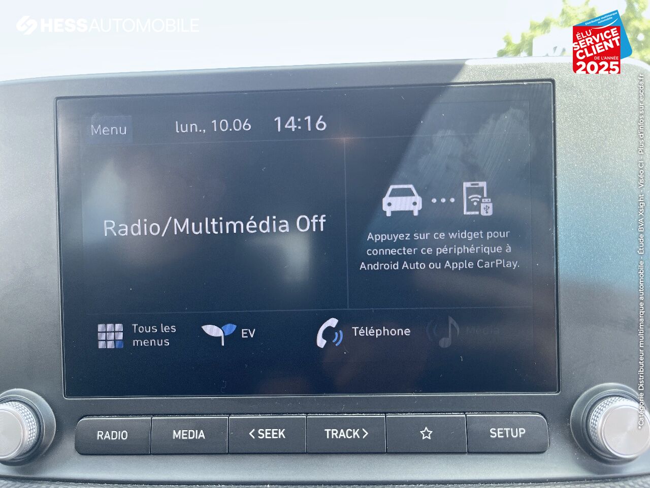 Véhicule d'occasion HYUNDAI KONA ELECTRIC 64KWH - 204CH INTUITIVE chez HESS Automobile