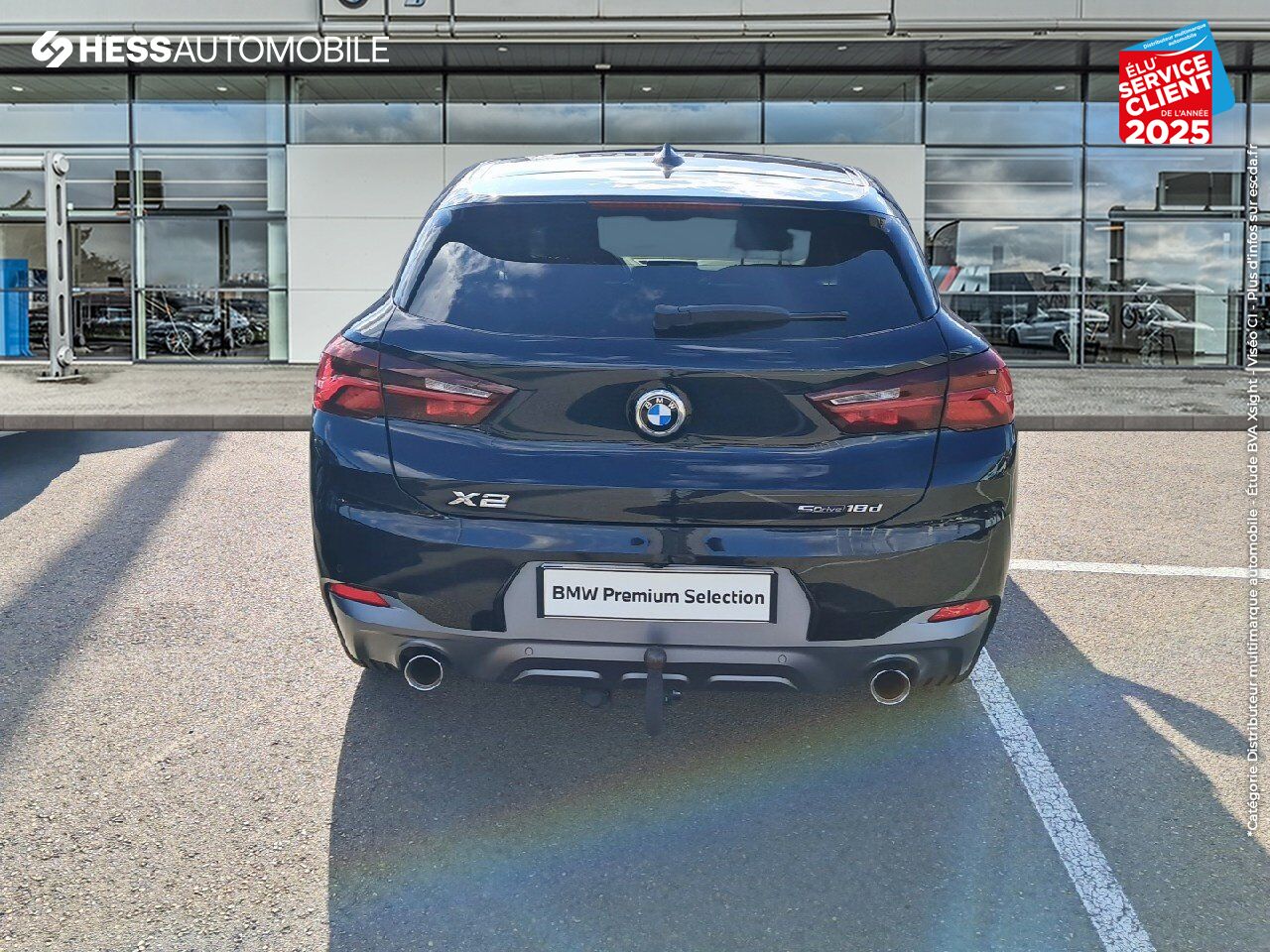 Véhicule d'occasion BMW X2 SDRIVE18DA 150CH M SPORT X EURO6D-T TOUVRANT SIEGES CHAUF GPS CAMERA ATTELAGE chez BMW Besançon