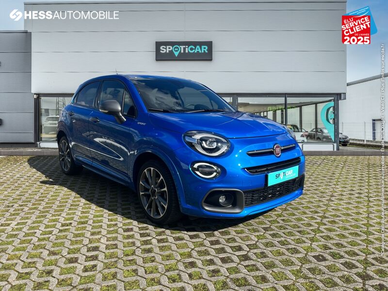 Véhicule d'occasion FIAT 500X 1.6 MULTIJET 120CH SPORT GPS CAMERA chez Fiat Besançon