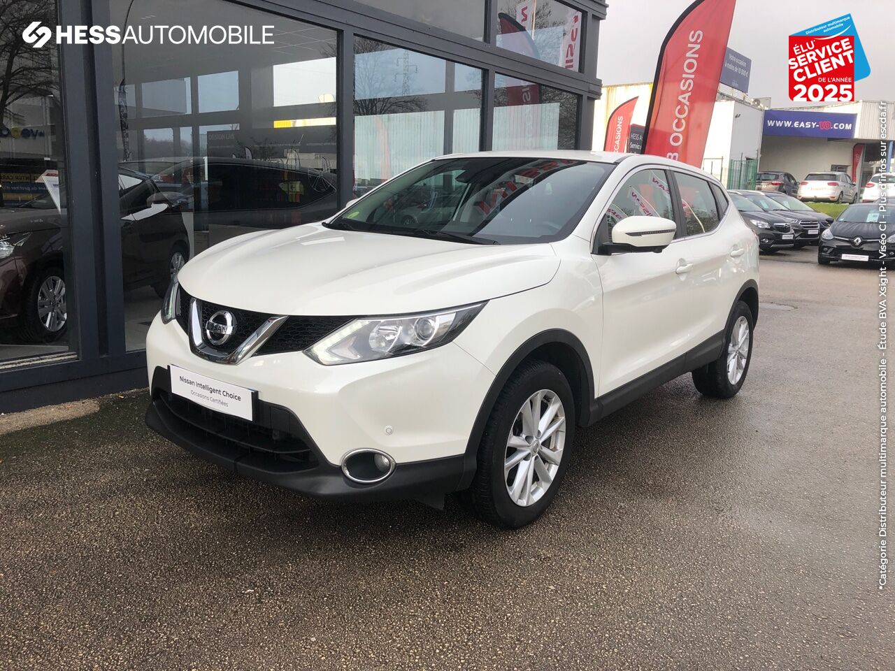 Véhicule d'occasion NISSAN QASHQAI 1.5 DCI 110CH BUSINESS EDITION 1ERE MAIN GPS RADAR AV/AR CAMERA chez Nissan Qashqai occasion