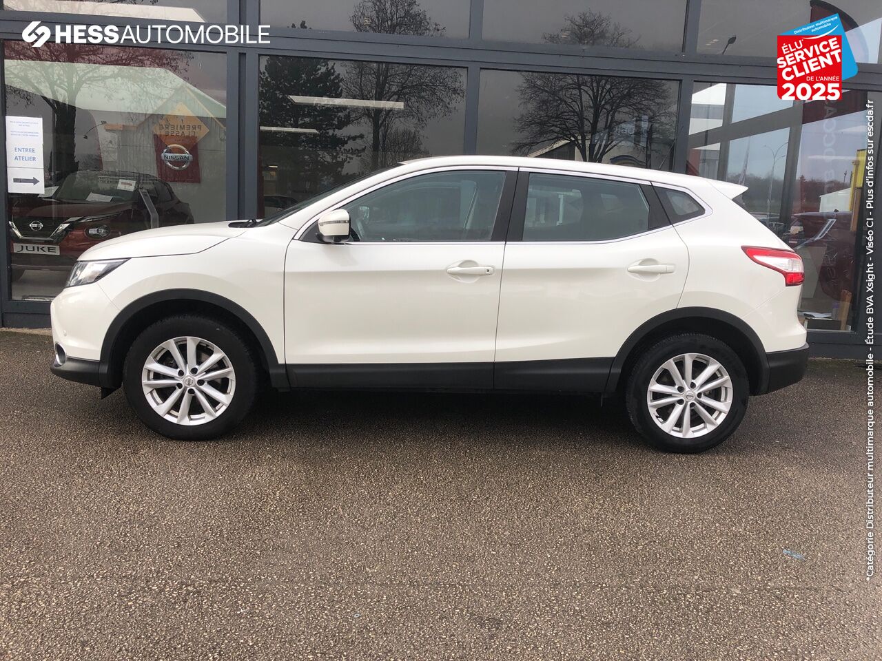 Véhicule d'occasion NISSAN QASHQAI 1.5 DCI 110CH BUSINESS EDITION 1ERE MAIN GPS RADAR AV/AR CAMERA chez Nissan Qashqai occasion