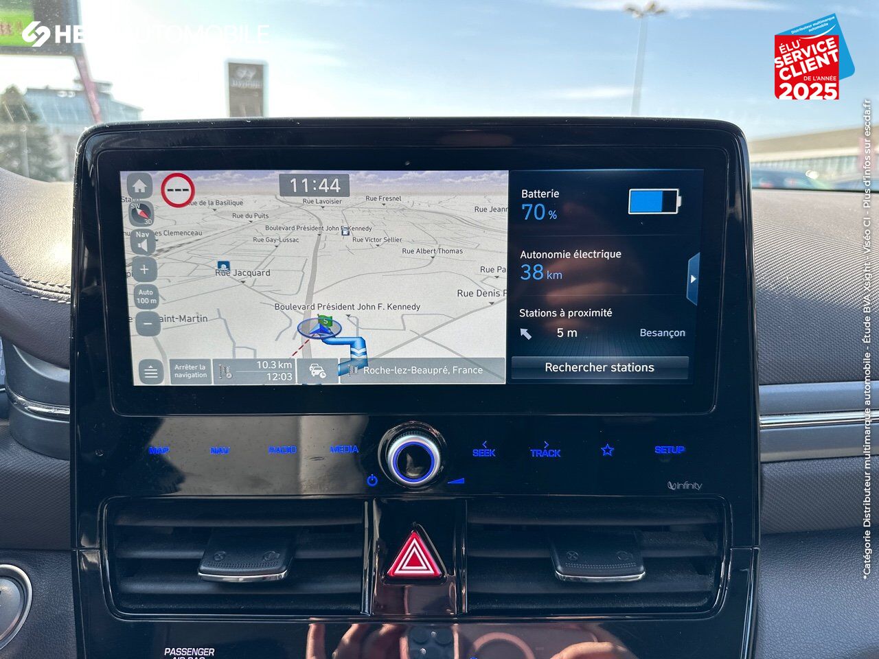 Véhicule d'occasion HYUNDAI IONIQ PLUG-IN 141CH CREATIVE 5CV GPS CAMERA chez Hyundai Colmar