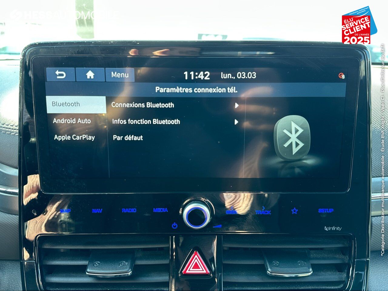 Véhicule d'occasion HYUNDAI IONIQ PLUG-IN 141CH CREATIVE 5CV GPS CAMERA chez Hyundai Colmar