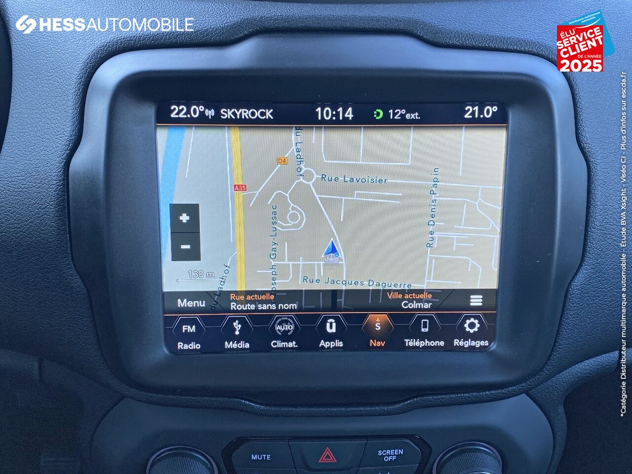 Véhicule d'occasion JEEP RENEGADE 1.6 MULTIJET S/S 120CH LIMITED chez Fiat Colmar