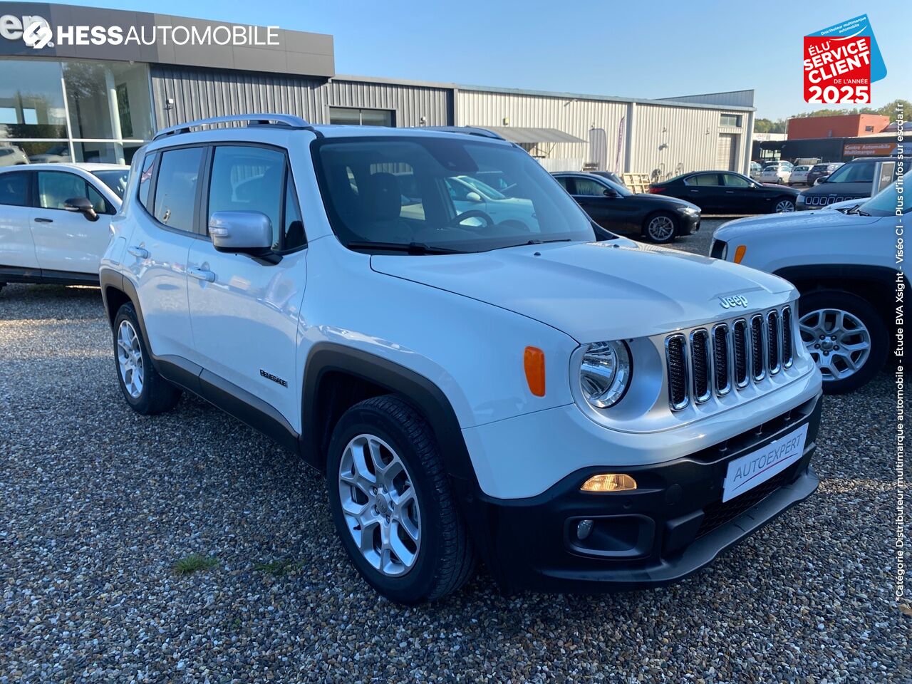 Véhicule d'occasion JEEP RENEGADE 1.6 MULTIJET S/S 120CH LIMITED chez Fiat Colmar