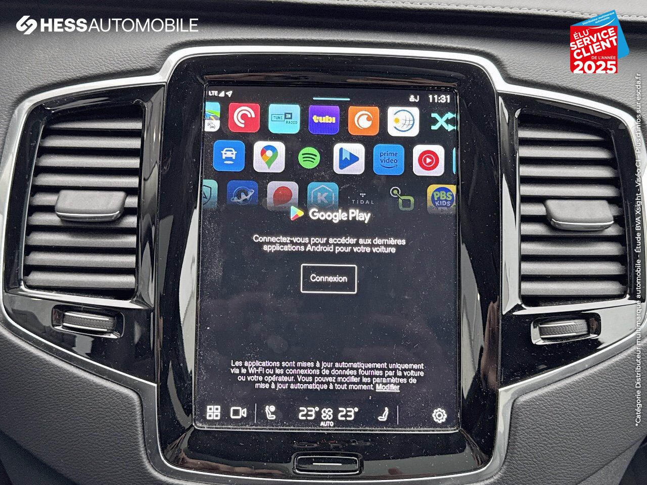 Véhicule d'occasion VOLVO XC90 T8 AWD 310 + 145CH ULTIMATE STYLE DARK GEARTRONIC chez Volvo Metz