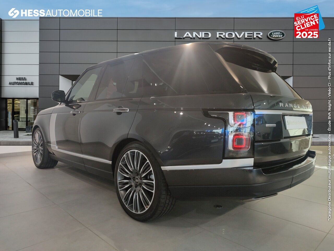 Véhicule d'occasion LAND-ROVER RANGE ROVER 4.4 SDV8 339CH AUTOBIOGRAPHY SWB MARK VII TOUVRANT MERIDIAN JA22 chez Land Rover Strasbourg