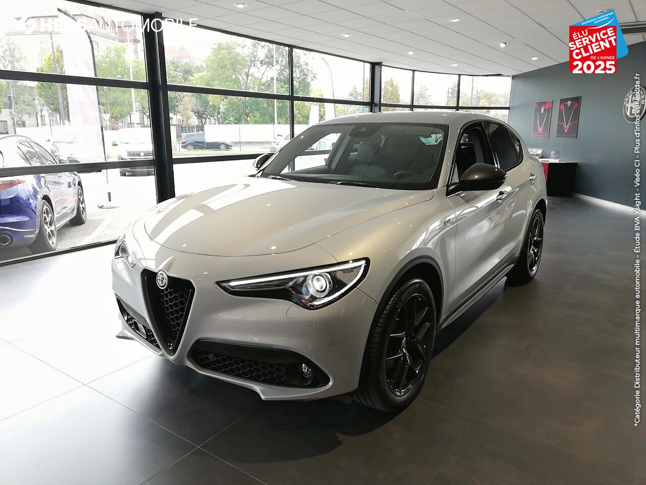 Véhicule d'occasion ALFA ROMEO STELVIO 2.2 DIESEL 190CH SPRINT AT8 MY21 chez Fiat Besançon