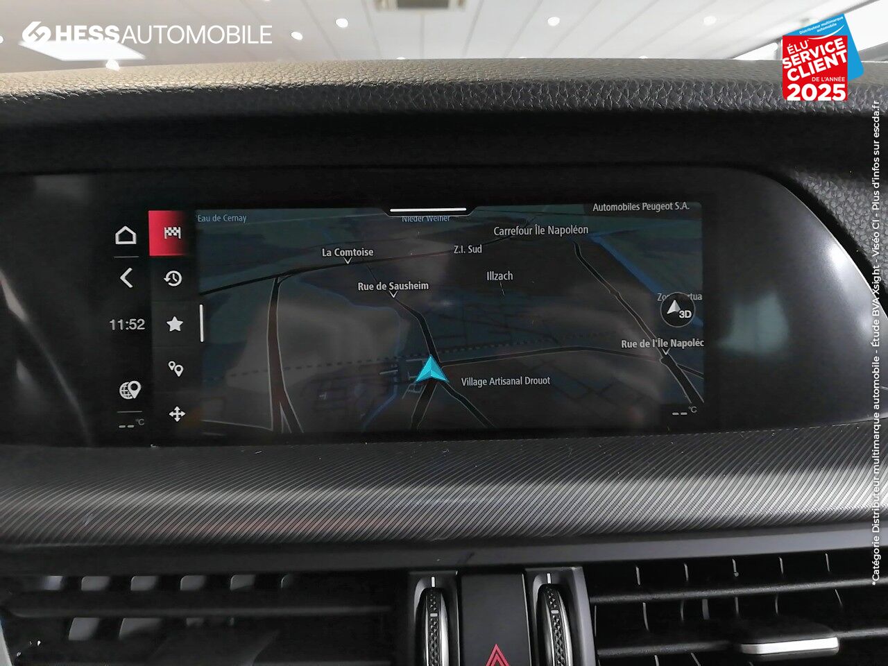 Véhicule d'occasion ALFA ROMEO STELVIO 2.2 DIESEL 190CH SPRINT AT8 MY21 chez Fiat Besançon