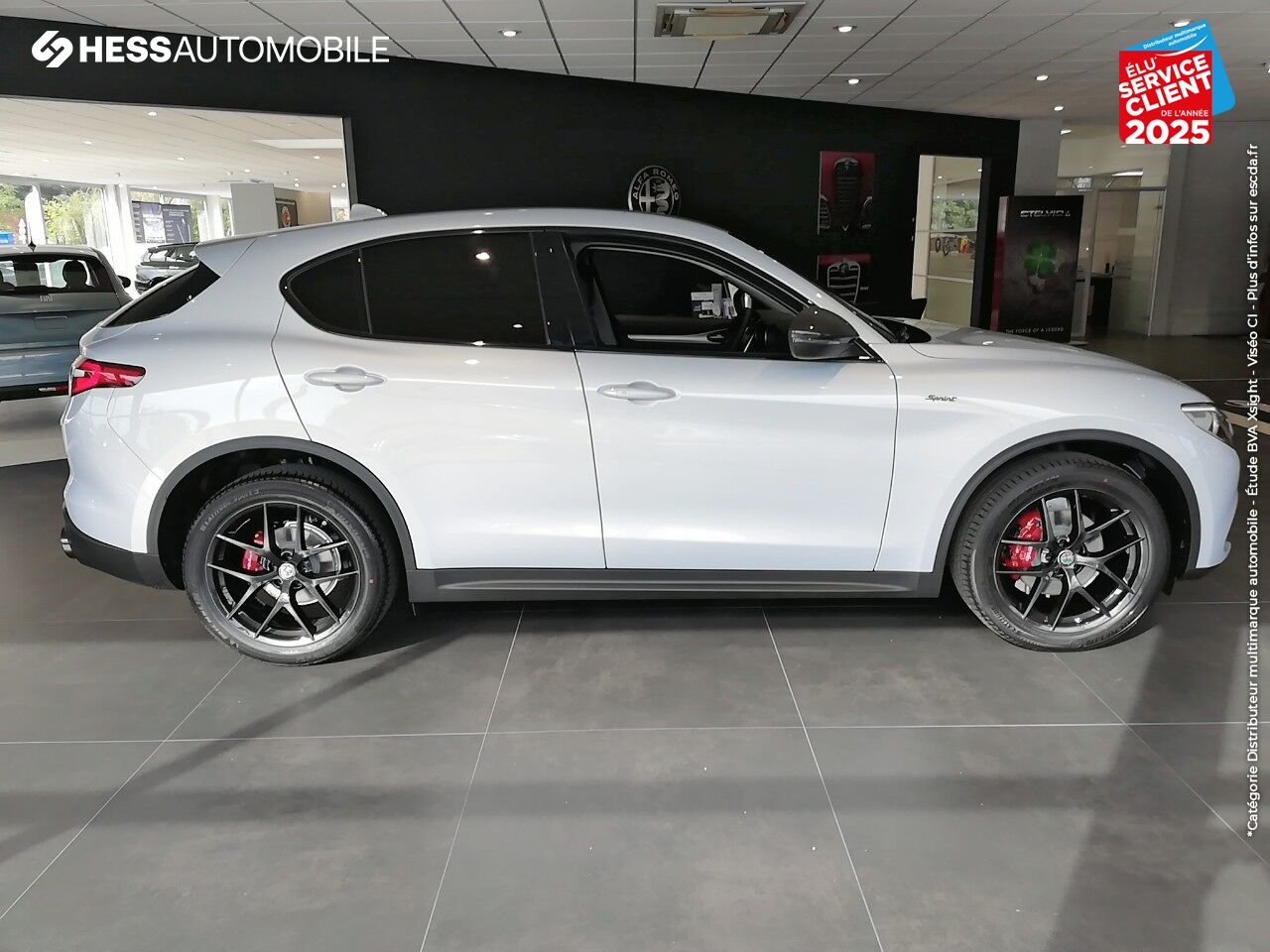 Véhicule d'occasion ALFA ROMEO STELVIO 2.2 DIESEL 190CH SPRINT AT8 MY21 chez Fiat Besançon