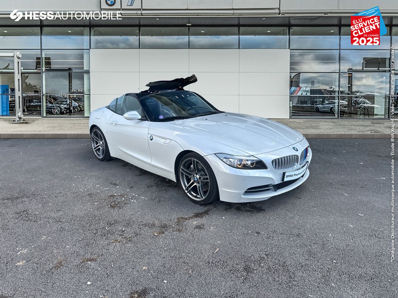 Véhicule d'occasion BMW Z4 ROADSTER SDRIVE 35IA 306CH INTENSE DKG SIEGES CHAUF/CUIR GPS chez BMW Lons le Saunier
