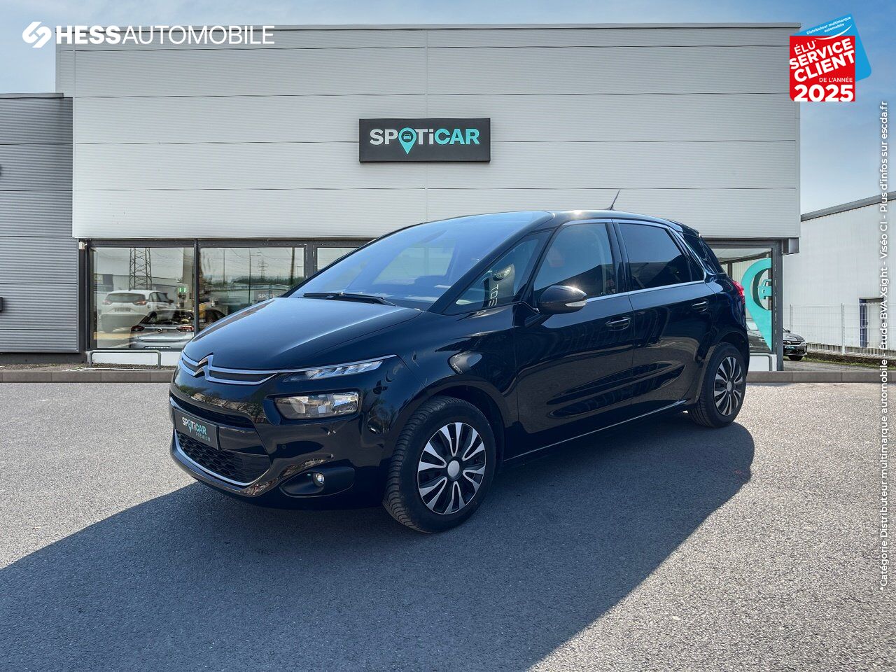 Véhicule d'occasion CITROEN C4 PICASSO PURETECH 130CH EXCLUSIVE SS chez Dacia Strasbourg